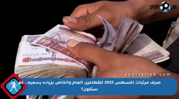 صرف مرتبات أغسطس 2025 للقطاعين العام والخاص بزيادة رسمية.. كم ستكون؟